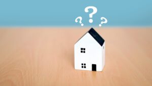 Are you ready to downsize your home image of house with question marks